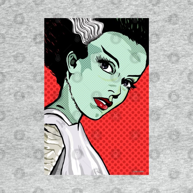 The Bride of Frankenstein Lichtenstein by FanboyMuseum